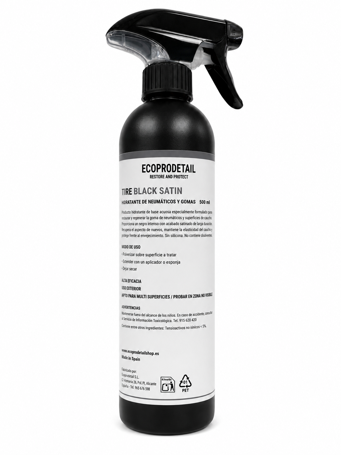 Tyre Black Satin Hidratante de Neumáticos y Plasticos Exterior