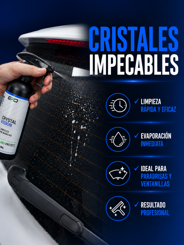 Crystal Vision Limpia Cristales Interior y Exterior