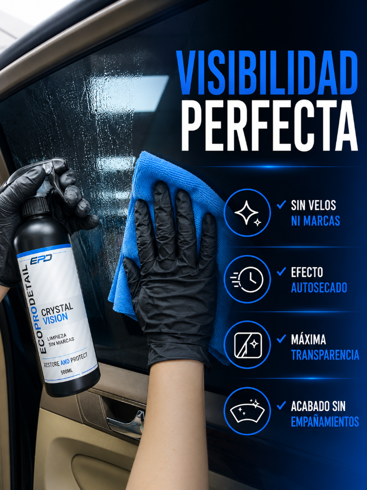 Crystal Vision Limpia Cristales Interior y Exterior