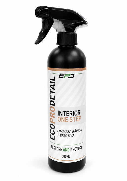 Interior One Step de ECOPRODETAIL, limpiador rápido de interiores del coche en spray de 500ml