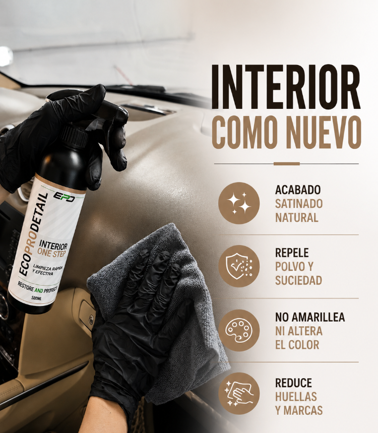 Interior One Step Limpiador y Protector de Salpicaderos y Plásticos