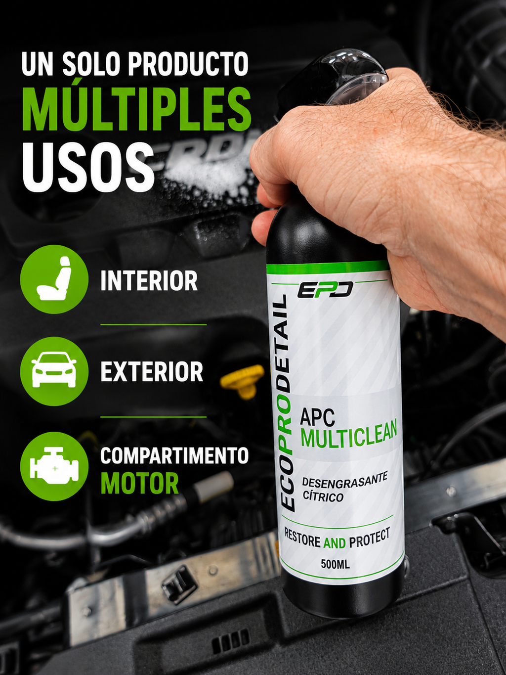 APC Multiclean Limpiador Multiusos para Coche